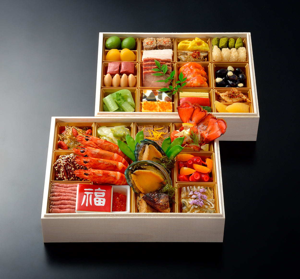 礼華おせち 二段重